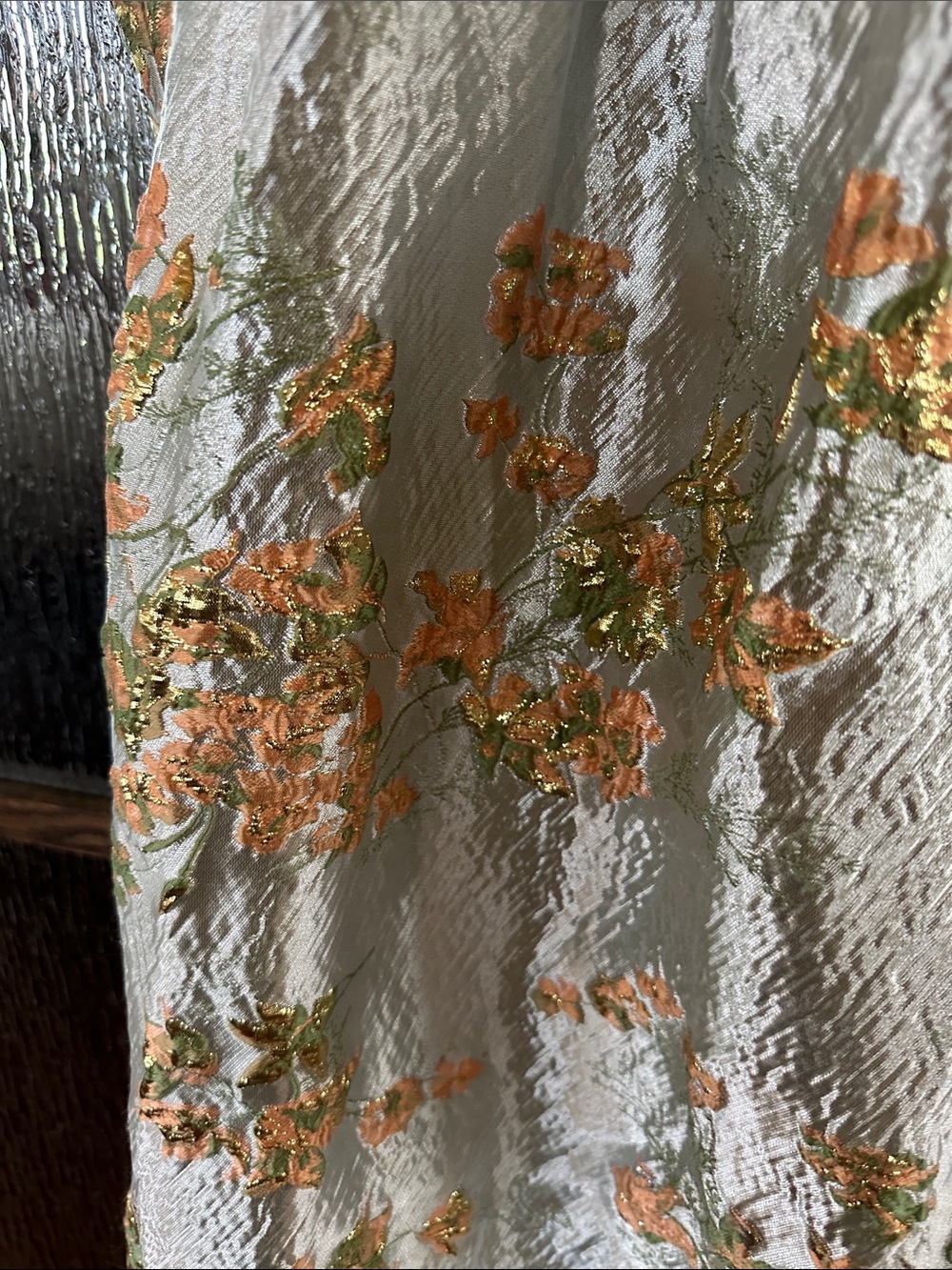 STAUD Kennedy Strapless Brocade Midi Dress size 8. - Picture 16 of 17